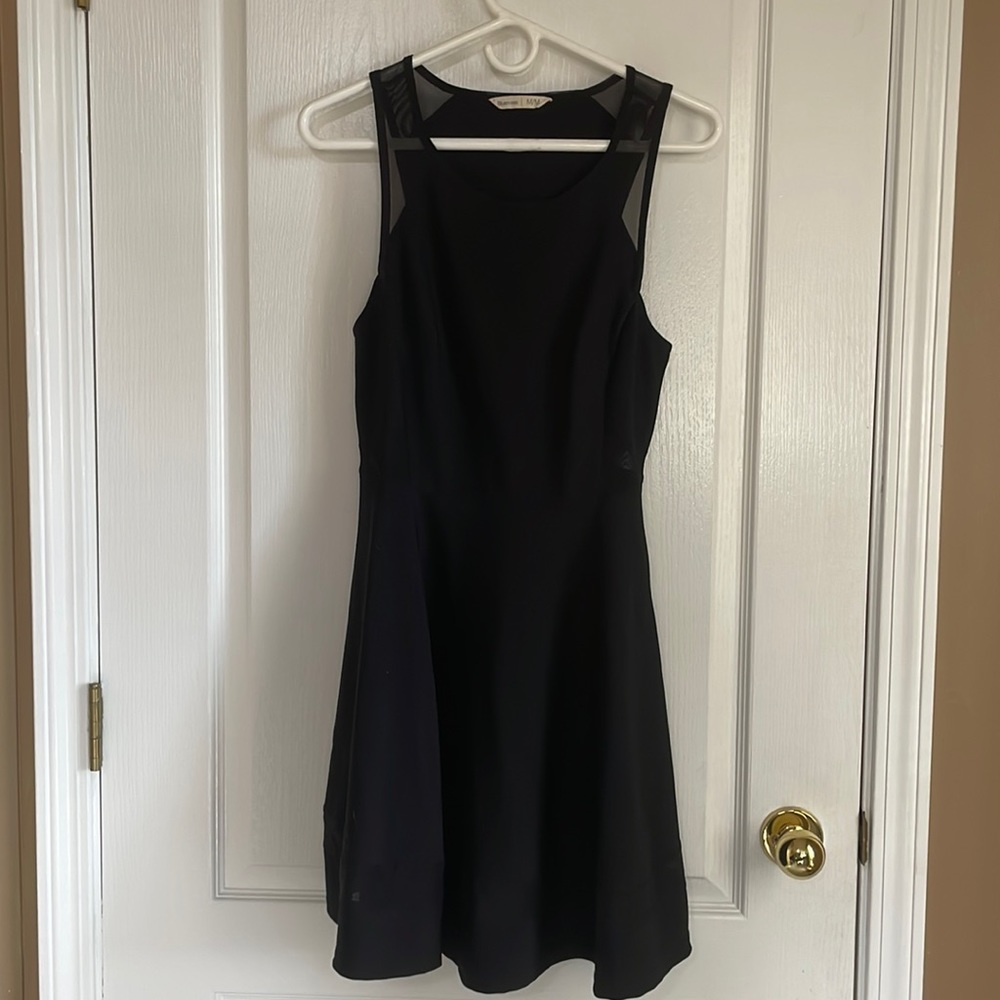 Little black skater dress 👗